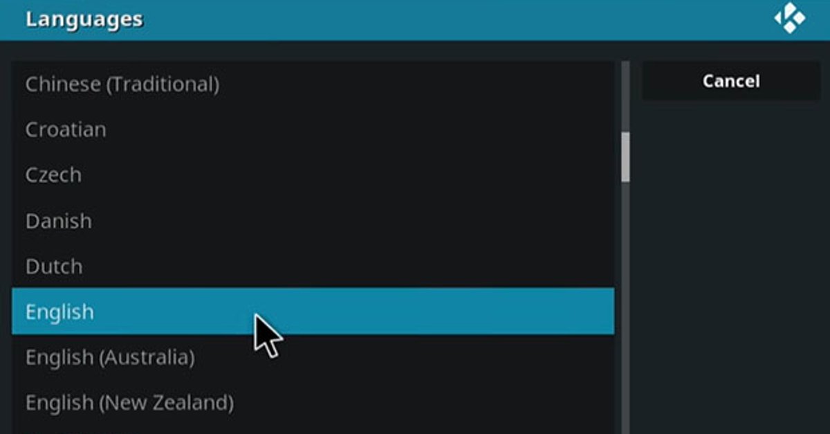Kodi Sprache ändern Kodi Sprache ändern