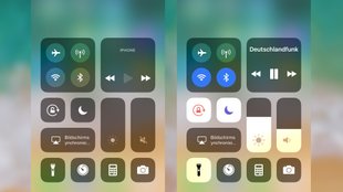 Einstellungen für das Kontrollzentrum von iPhone und iPad