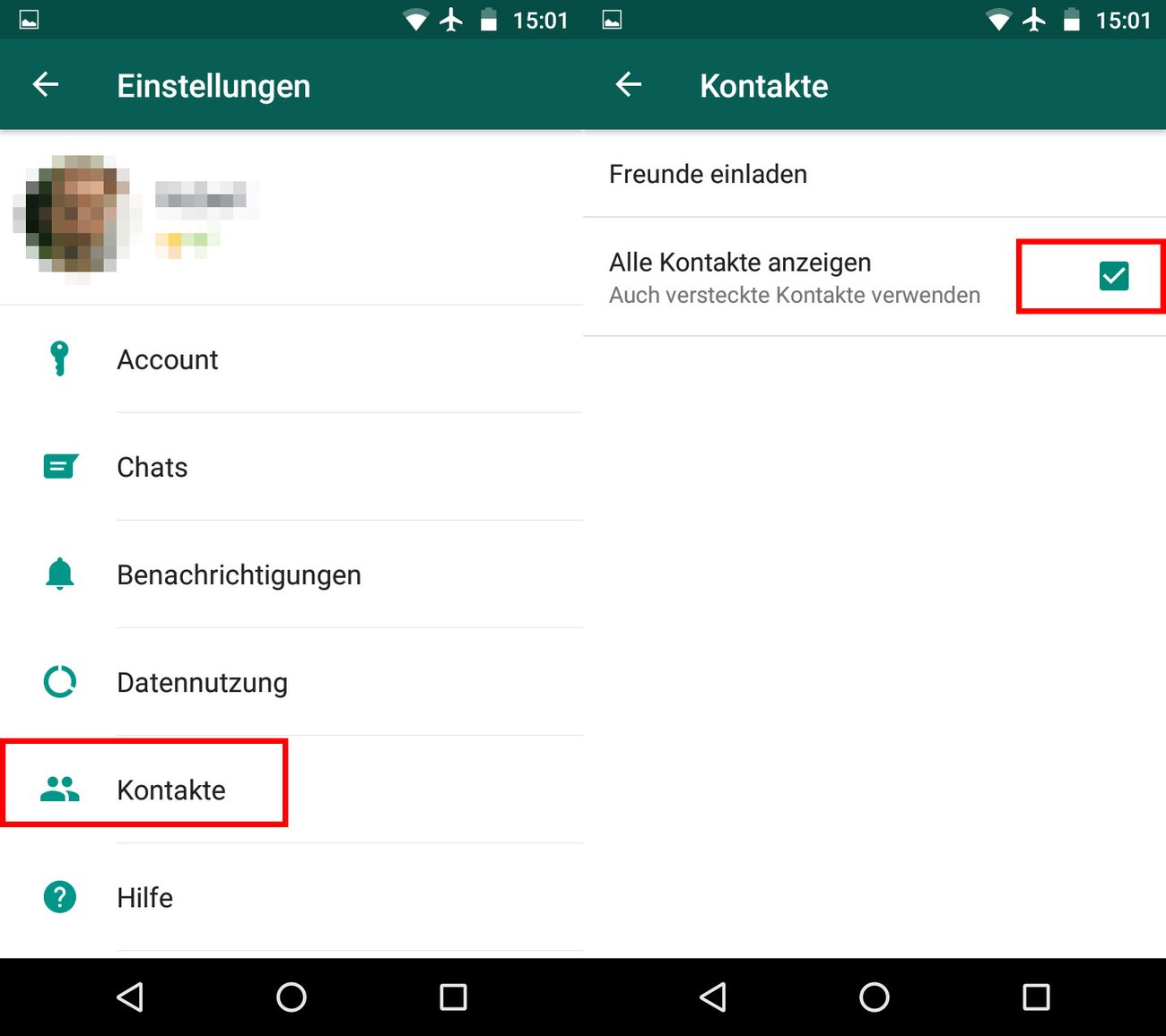 WhatsAppKontakte weg so könnt ihr sie wiederherstellen!