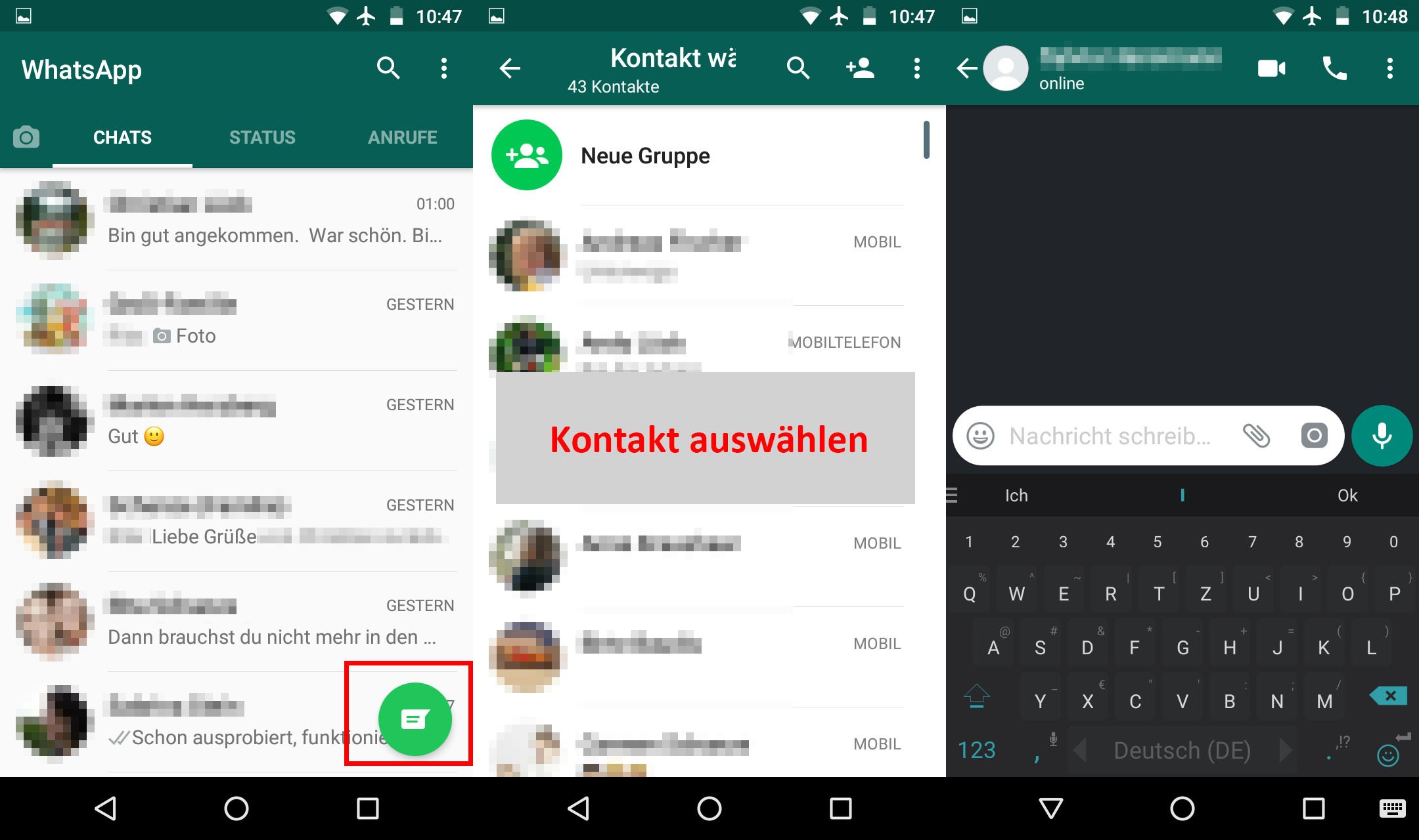 Mit Wem Schreiben Männer Bei Whatsapp WhatsApp: Nachricht schreiben – so geht's