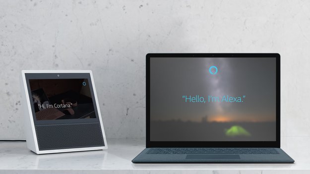 Beziehung zwischen Sprachassistenten: Alexa und Cortana sind ein Paar