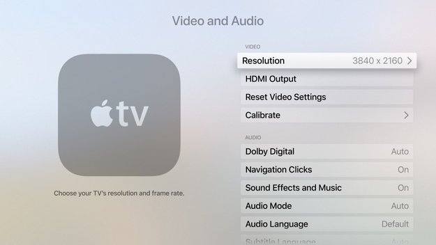 Bessere Bildqualität: Deutlicher Hinweis für Apple TV mit 4K-Auflösung