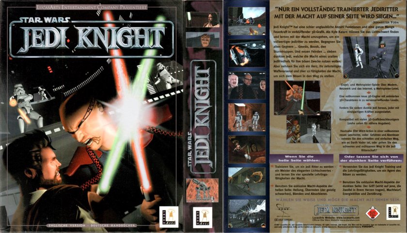 Jedi Knight Box Art (Quelle: Benjamin Wimmer / bigboxcollection.com)