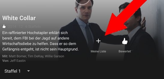 Netflix Liste hinzufügen App