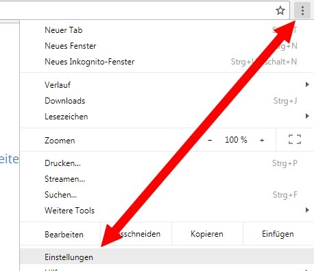 Suchverlauf löschen Chrome Einstellungen