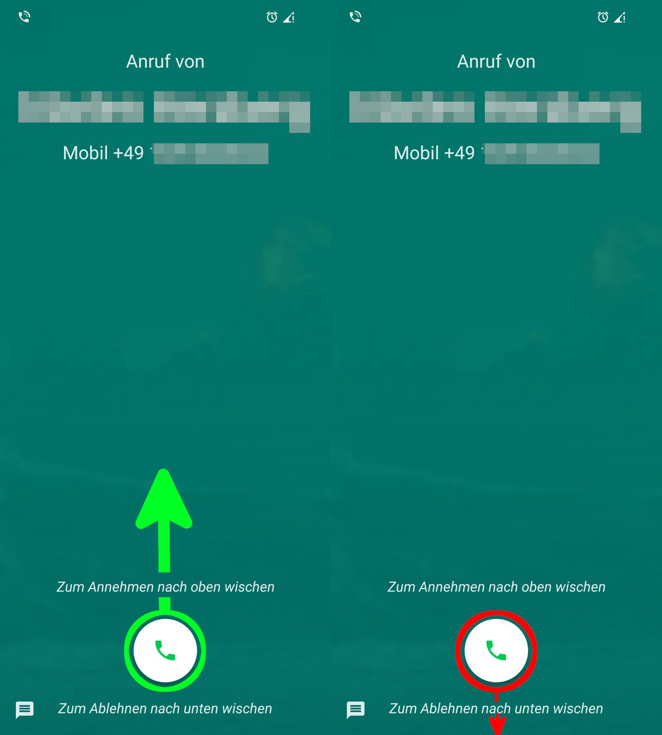 Anruf Ablehnen Was Hört Der Anrufer Android: Anruf annehmen und ablehnen – so geht's