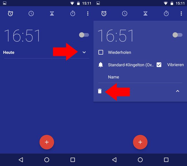 So löscht ihr auch die Voreinstellung für den Wecker