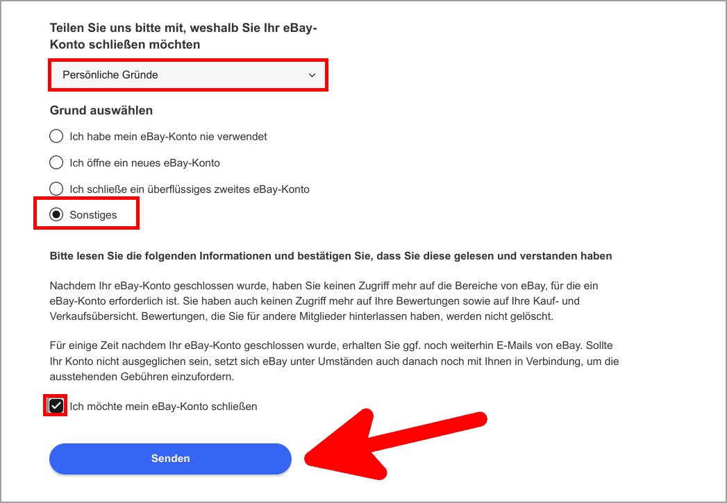 eBayKonto löschen so schließt ihr euren Account