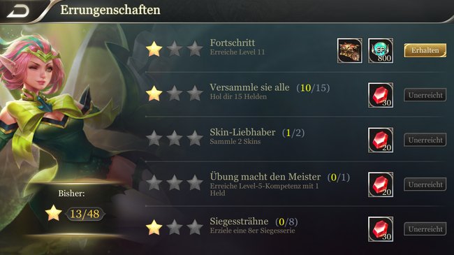 Arena of Valor Edelsteine farmen