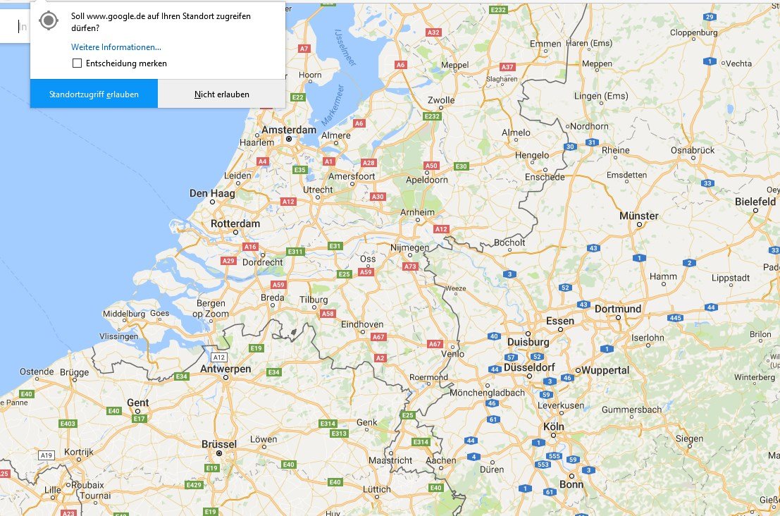 Google Maps starten Browser, Android & iPhone