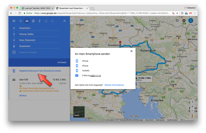 google-maps-route-smartphone