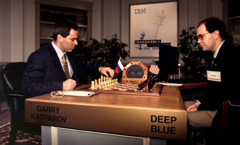 IBM Deep Blue gegen Garry Kasparov (Quelle: IBM)