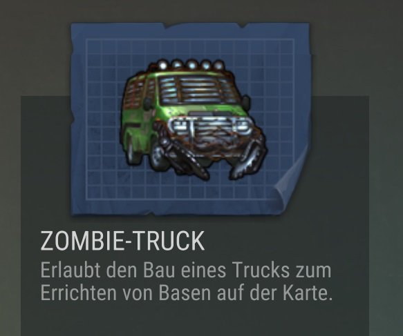 Der Truck kann noch nicht gebaut werden.