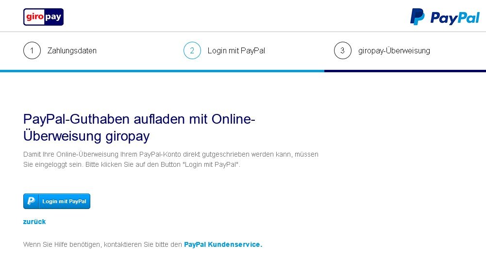 Paypal Uberweisung Geld Senden Abbuchen Guthaben Aufladen