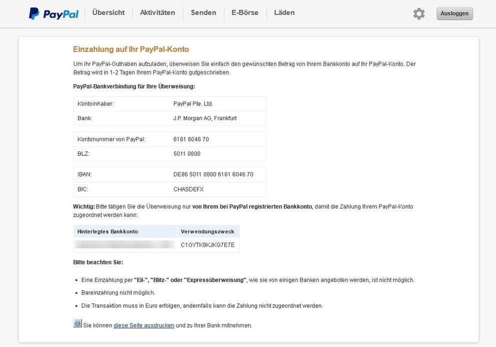 paypal aufladen paypal aufladen