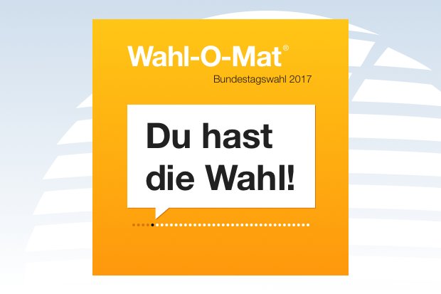 Bundestagswahl 2017: Der Wahl-O-Mat ist ab jetzt online