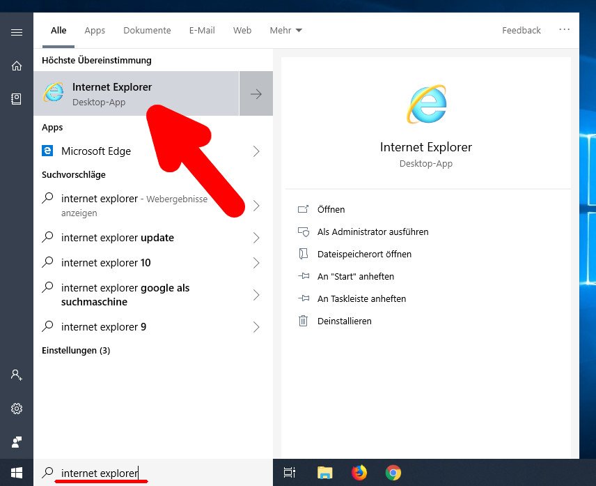 Windows 10 Internet Explorer Hier Findet Ihr Ihn