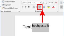 Word: Zahlen hochstellen – so geht's