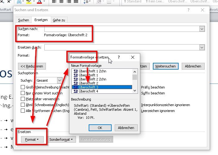 Text In Datei Suchen Ersetzen Per Batch In Word suchen und ersetzen – so geht‘s