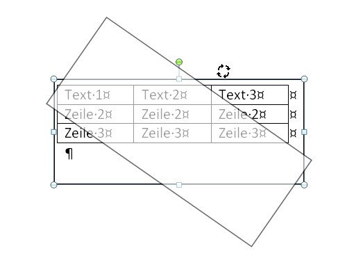 word-tabelle-drehen-textfeld