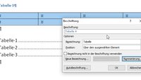 Word: Tabellenverzeichnis einfügen – automatisch