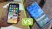iPhone X vs. Galaxy S8: Die Randlos-Smartphones im Vergleich