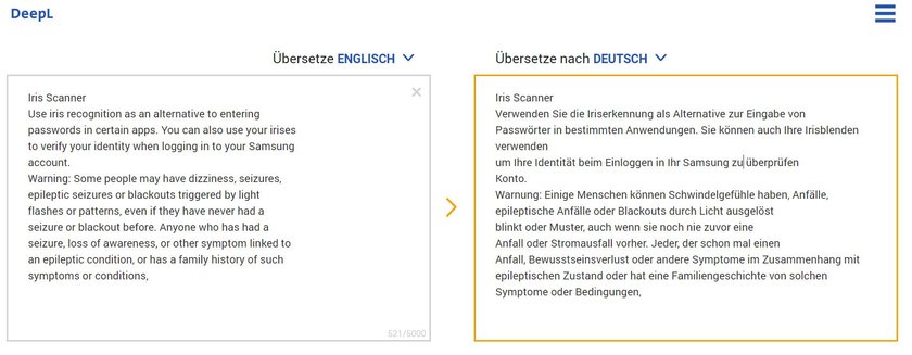 (Quelle: Screenshot DeepL)