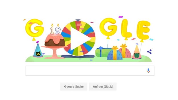 Google Geburtstagsüberraschung: Die besten Spiele der letzten 19 Jahre