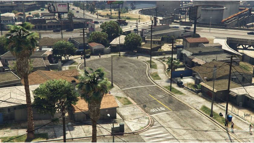 GroveStreetNorthwestView-GTAV