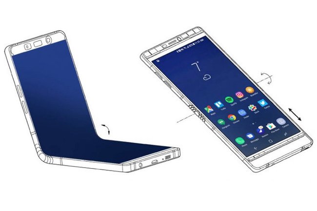 Samsung,GalaxyX,faltbar,Smarphone,CES2018
