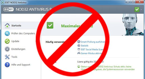 ESET komplett deinstallieren – so geht's
