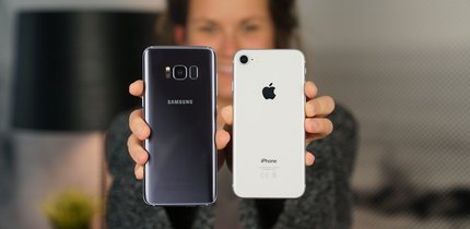 iPhone 8 und Galaxy S8 im Vergleich: Klassik gegen Moderne