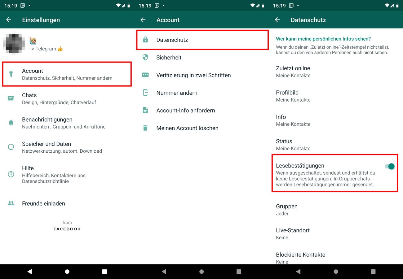 WhatsApp Lesebestätigung deaktivieren oder umgehen so geht