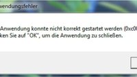 Lösung: 0xc0000005 – Die Anwendung konnte nicht korrekt gestartet werden
