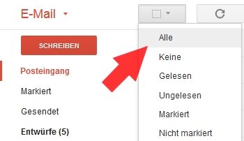 Gmail alle auswaehlen