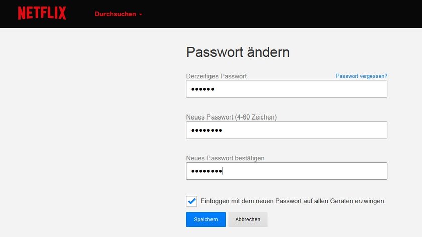 Netflix Ausloggen aus allen Geraeten 07