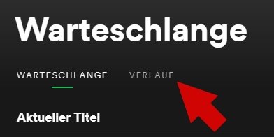 Spotify Mix der Woche Verlauf anzeigen