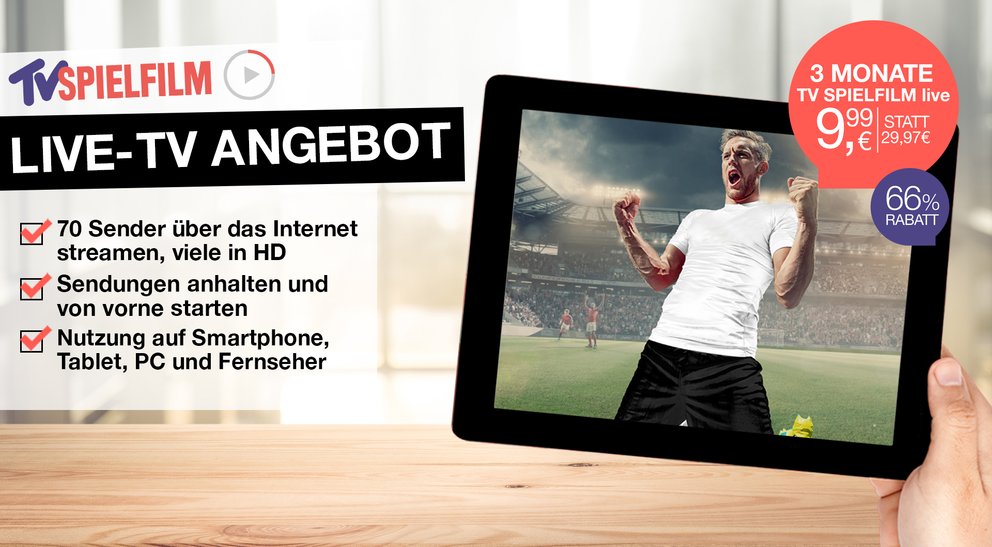 WM-Quali-Angebot: 3 Monate TV Spielfilm live für nur 9,99 €