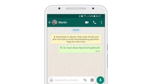 WhatsApp: Löschen von Nachrichten herauszögern – und sogar verhindern