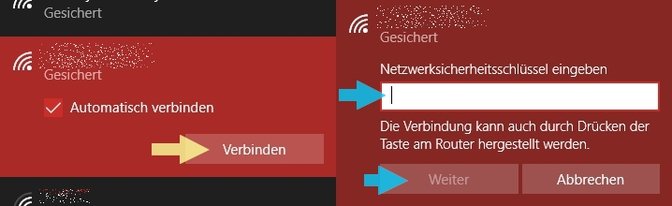 Windows 10 WLAN-Passwort aendern korrigieren