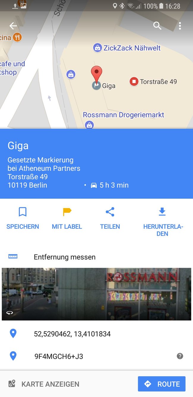 google-maps-marker-optionen