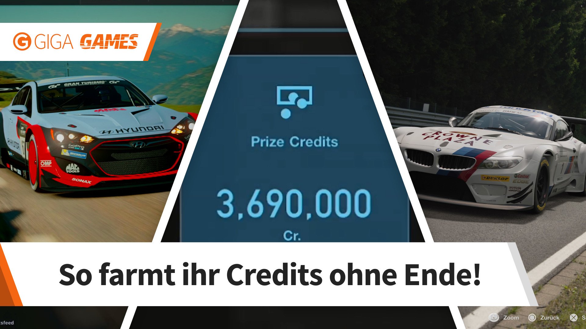 skillevæg vækstdvale Gå ned Gran Turismo Sport: Millionen Credits, Meilen und XP farmen - dieser Trick  macht's möglich