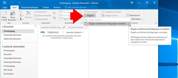 Outlook: Regel erstellen – so geht's