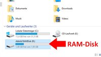 RAM-Disk in Windows 10 erstellen – so geht's
