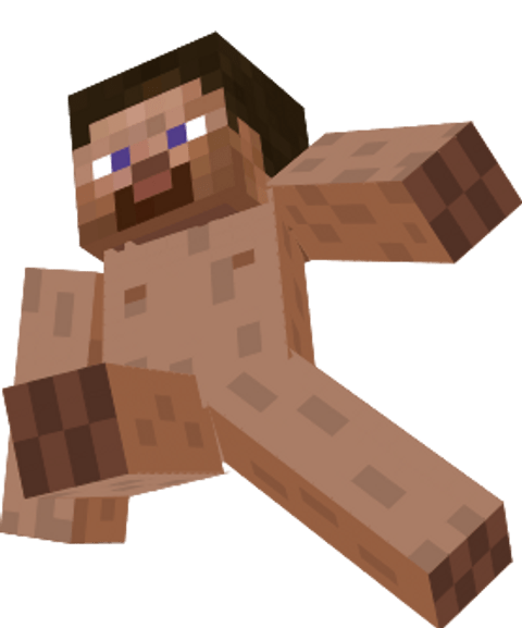Steve nackt minecraft Naked Steve