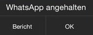 whatsapp-angehalten