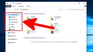 Windows 10: Schnellzugriff anpassen, löschen und leeren