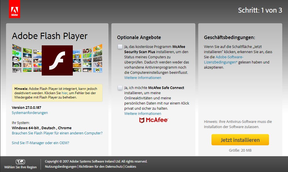 adobe flash player installer download standalone