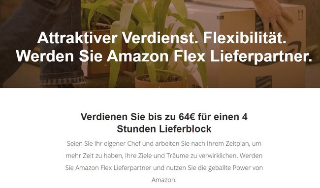 Amazon Flex Verdienst