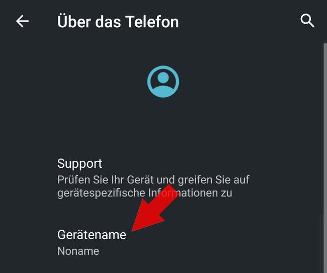 Android Gerätename